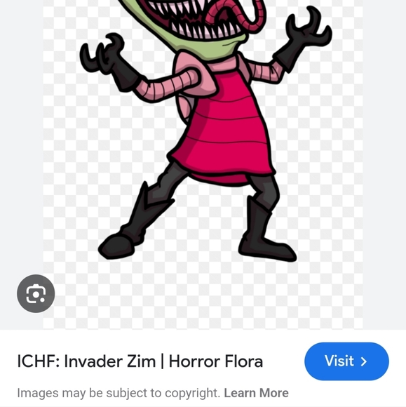 Invador Zim Zim backpack handmade - Picture 4 of 5